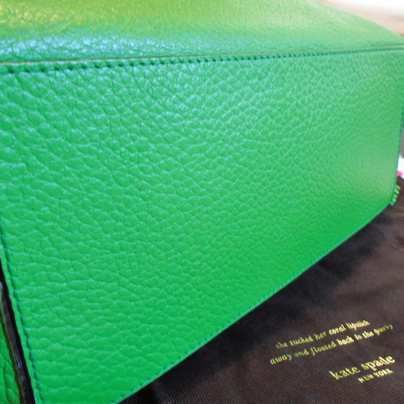 Kate Spade Southport Stevie Bag Green Leather - Picture 4 of 8